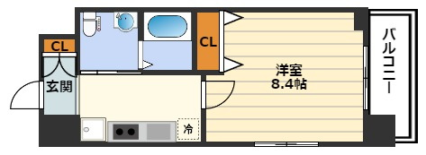 グランカーサ梅田北の間取り