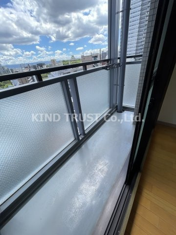 ロイヤル天満橋のバルコニー