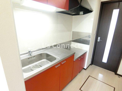 【キッチン】 | サンライズ江合錦町 | ２口ガスコンロ設置可能なキッチン。