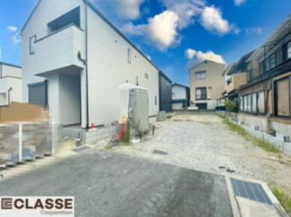 【前面道路含む現地写真】 | 城陽市久世南垣内5号地　売土地　建築条件無し