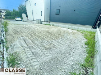 【前面道路含む現地写真】 | 城陽市久世南垣内5号地　売土地　建築条件無し