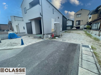 【前面道路含む現地写真】 | 城陽市久世南垣内5号地　売土地　建築条件付き