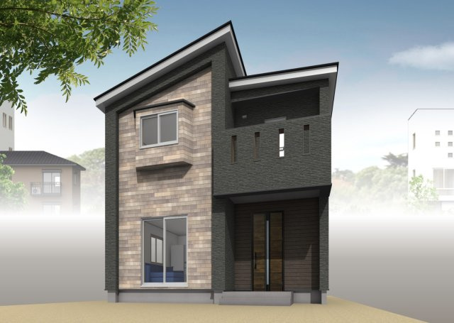 八戸市白銀5丁目の外観パース