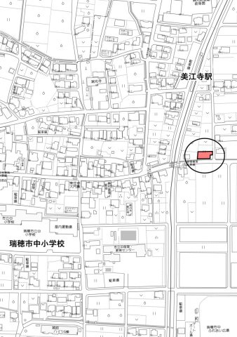 土地　美江寺の地図