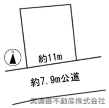 ６２７９１　岐阜市芥見7丁目土地の区画図