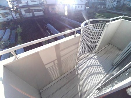 セピアテラスのバルコニー