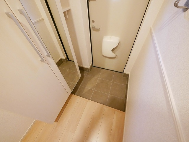 グリーンハイツ加茂Ⅱの玄関|毎日通る玄関はこちらです