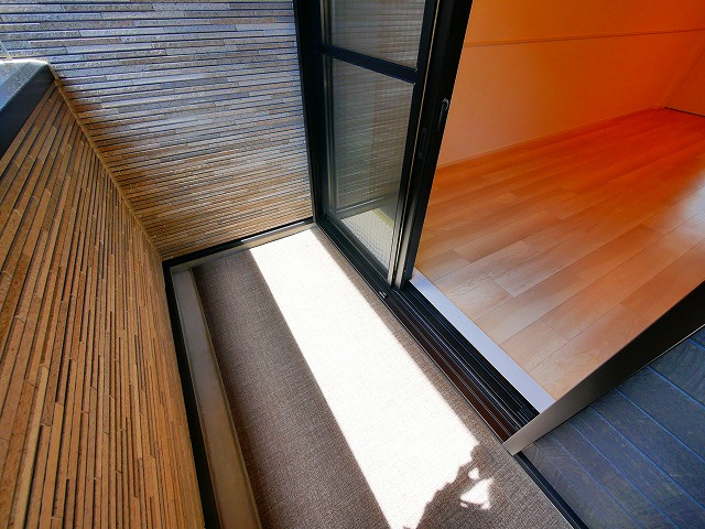 グリーンハイツ加茂Ⅱのバルコニー|開放的で明るい空間を演出してくれるバルコニーです