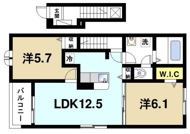 グリーンハイツ加茂Ⅱの間取り