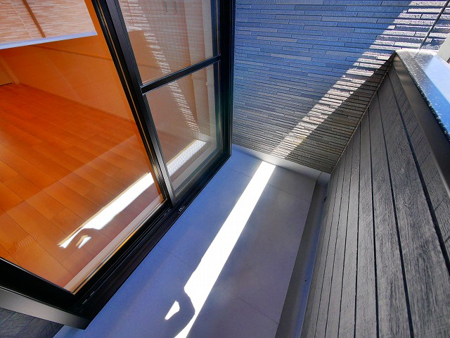 グリーンハイツ加茂Ⅱのバルコニー|陽当たり良好なバルコニーです