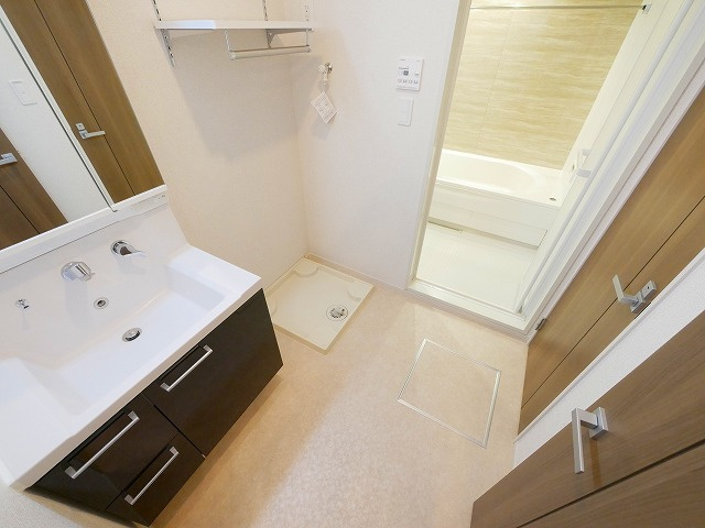 グリーンハイツ加茂Ⅱの洗面所|洗面所です