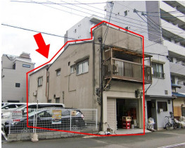 【外観】 | 北区長柄中１丁目土地（建付地）