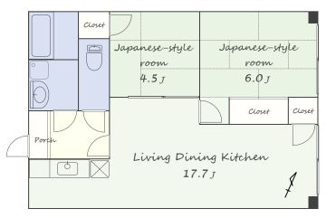 ブエナビスタ姫路の間取り