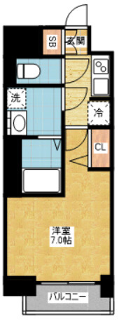 S-RESIDENCE上前津駅前｜名古屋市の賃貸ならMy賃貸の間取り|S-RESIDENCE上前津駅前