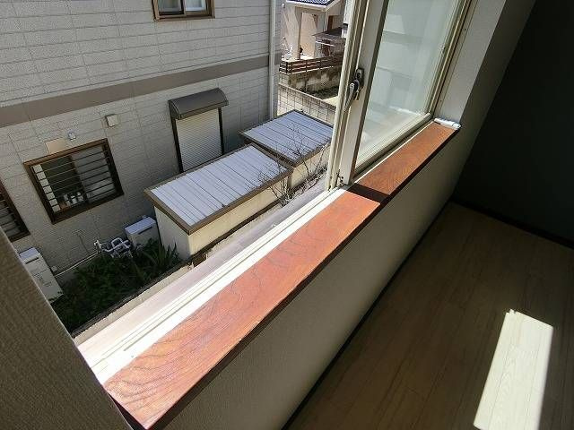 プチハイツのバルコニー
