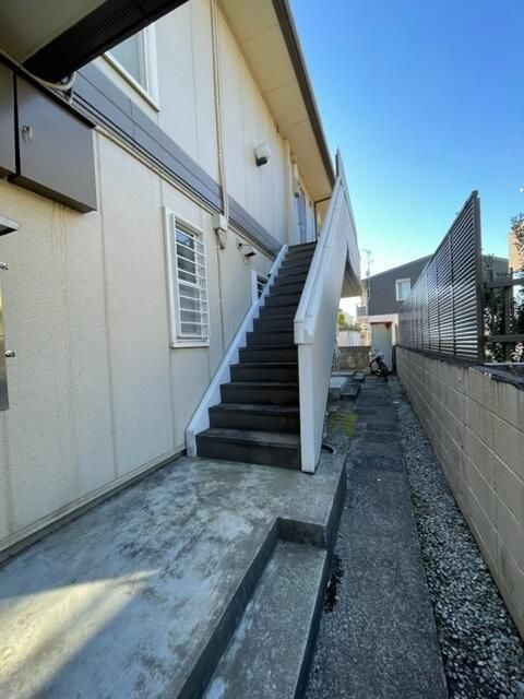 プチハイツのエントランス