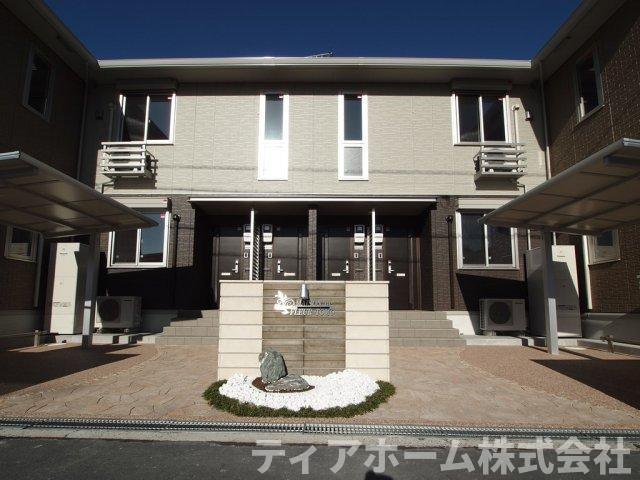 メゾンフルール トモ B棟のエントランス
