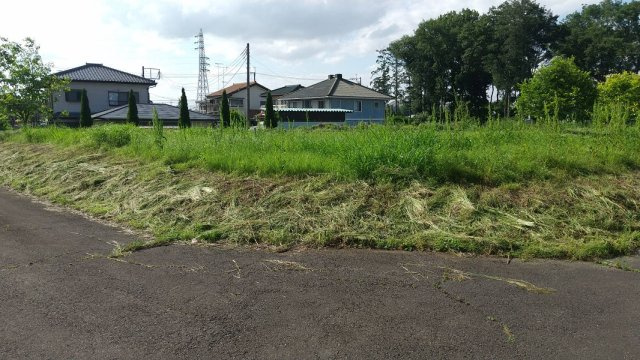 小山市中久喜　土地の外観