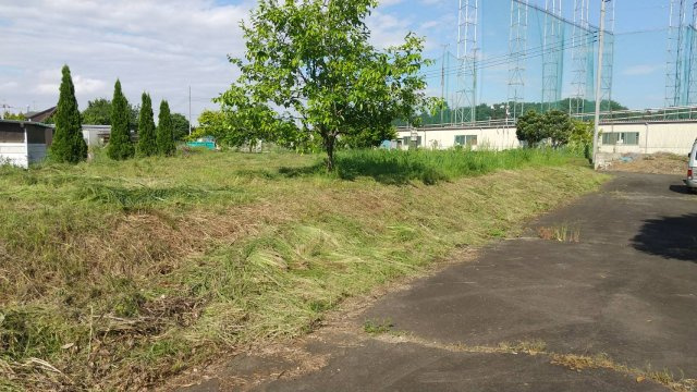 小山市中久喜　土地の外観