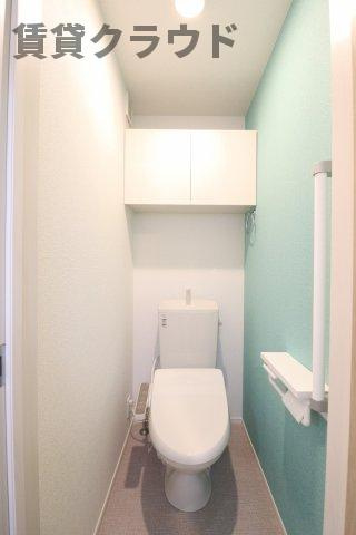 プリマヴェーラ七番館のトイレ|落ち着いた色調のトイレです