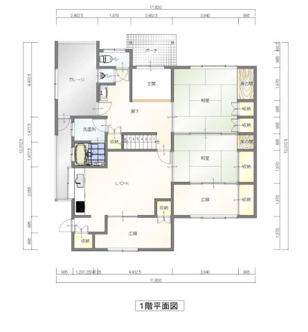 湯所町１丁目☆戸建の間取り|１階