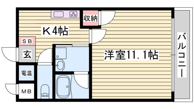リオンドールの間取り