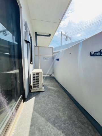 アクエルド明石西のバルコニー