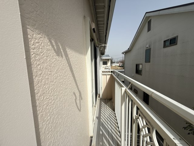 サンシティー北新在家　A棟のバルコニー