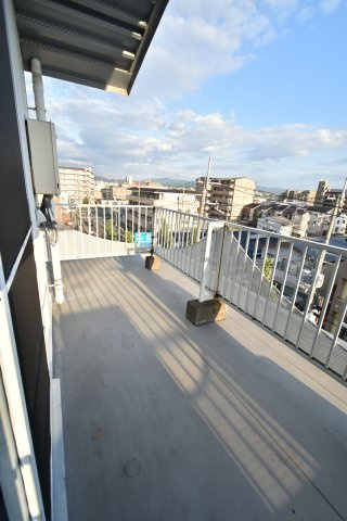 アルテハイム桂のバルコニー