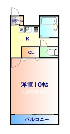 洋室10.8帖になります。