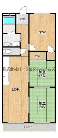 エクレールやぐらの間取り