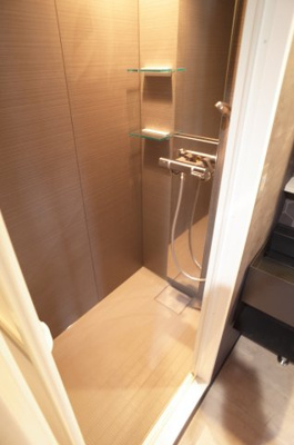 【浴室】 | コーポグリーン | オフロは浴槽なしのシャワールーム。