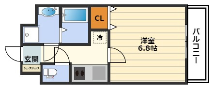 アドバンス東梅田アクシスの間取り