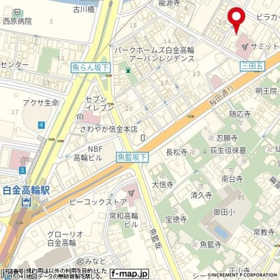 【地図】 | パレステュディオ白金高輪