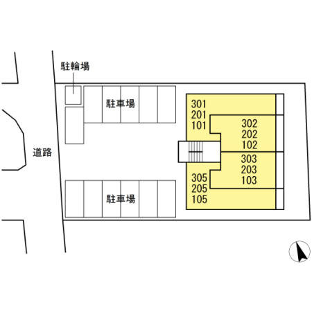 グランジット　エヌ　　　刈谷市近郊の賃貸はクラスホームの区画図
