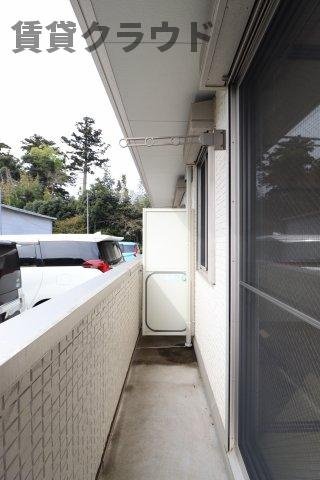 メゾン プレールのバルコニー|落ち着いた時間を過ごせるバルコニーです
