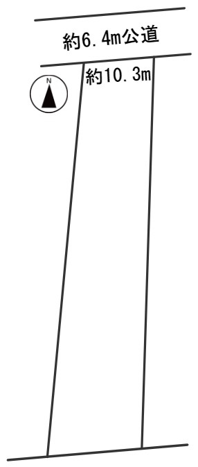 ６２７４０　岐阜市芥見嵯峨１丁目土地の区画図