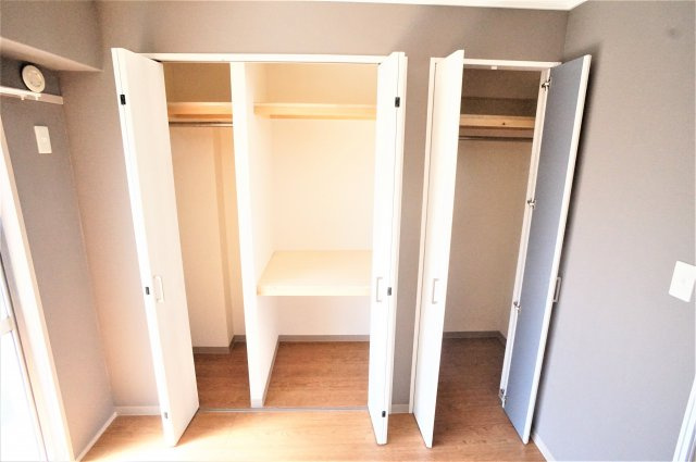 ヒカリマンションの収納|大きい収納ですので荷物の多い方でも安心です