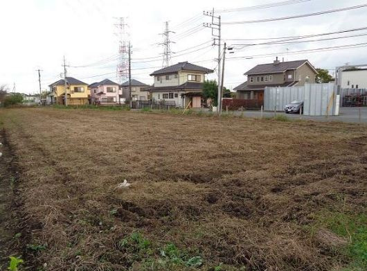 【土地】坂戸市多和目建築条件無し売地の外観|南向きのお家が建てられます☆