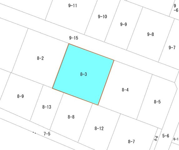 売地　平下平窪大念仏の土地図