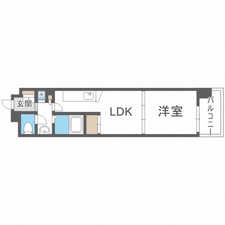 コンソラーレ同心の間取り