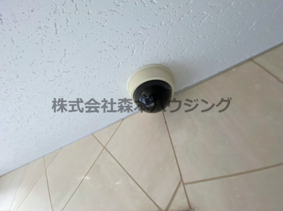 【セキュリティ】 | 　クレセント守口 | 防犯カメラで安心です