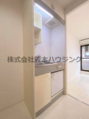 【キッチン】 | 　クレセント守口 | コンパクトなキッチンで掃除もラクラク