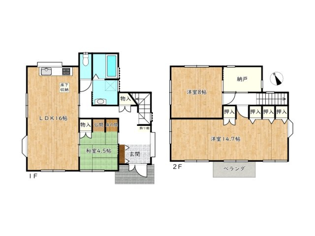 【間取り】 | 姫路市青山５丁目／中古戸建