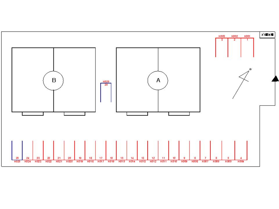 ファミーユⅡの駐車場|駐車場
