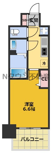 【間取り】 | メイクスWアート今池Ⅲ | 間取りです。