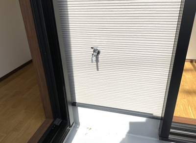 【バルコニー】 | 伏見区久我本町③号地　12区画　築後未入戸建 | 【バルコニー立水栓】