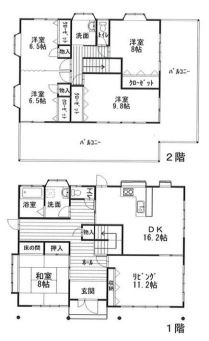 茂原市真名　中古戸建の間取り|図面と現況に相違がある場合、現況を優先致します。
