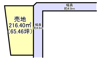 【土地図】 | 売地　岩国市門前町2丁目