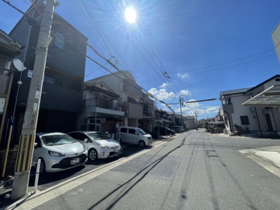 【前面道路含む現地写真】 | 旭小・新築建売・４LDK・泉大津市虫取町2丁目 | 前面道路含む現地写真です